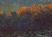 Albert Bierstadt Sunrise in the Sierras Sweden oil painting artist